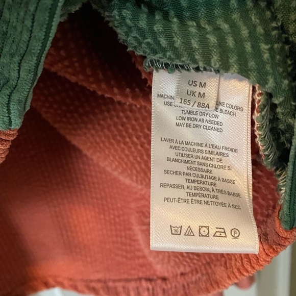 Multi collared corduroy top. - Picture 3 of 3